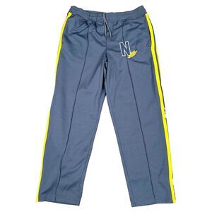 Nike Mens Large Blue Track Gym Pants Elastic Waist Drawstring Sweatpants Running